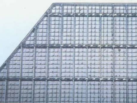 A compound steel grating that steel grating as floor and in the bottom welded steel mesh.