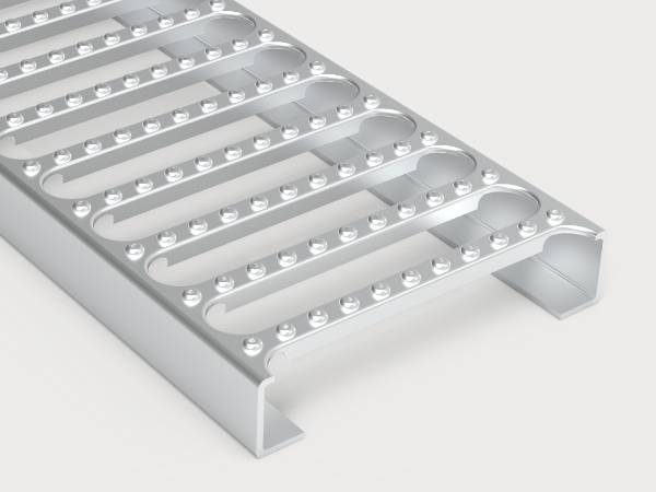 A piece of interlocking safety grating is displayed.